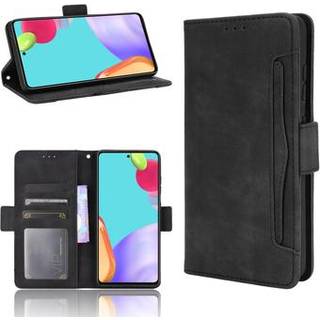 Samsung Galaxy A52 5G/A52s 5G Pung Cover med Kortholder - Sort