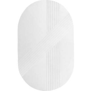Woud Kyoto Ovalt Guldtæppe 340x210 cm Off White