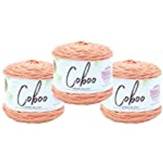 (3 pakke) Lion Brand Yarn Coboo Bambus Yarn Peach