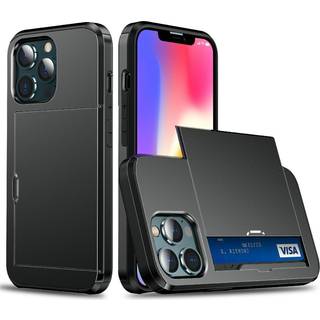 iPhone 13 Pro Max Håndværker Cover m. Kortholder - Sort