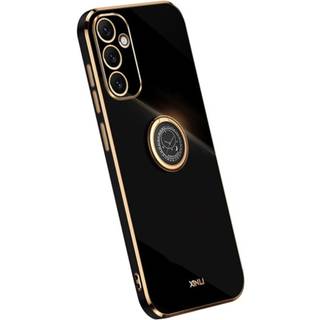 SKALO Samsung A34 5G XINLI TPU Cover med ring - Sort