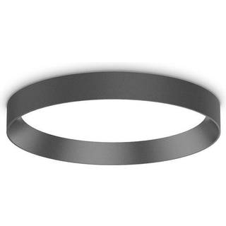 Ideal Lux loftlampe Fly, sort, aluminium, Ø 35 cm