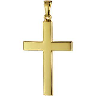 trendor 75541 Kreuz-Anhänger für Herren 28 mm Gold 333 / 8K