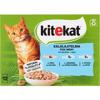 Adult menuboks i gelé, pouch laks,torsk,hvidfisk 12x85g