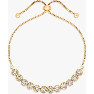 Jon Richard Cubic Zirconia Circle Pave Toggle ArmbåndEn