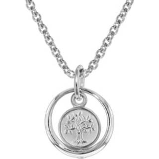 trendor 08468 Taufkette 925 Silber Taufring mit Lebensbaum