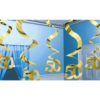 Loftspiral guld 50
