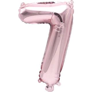 Folienballon Zahl rosa 36cm