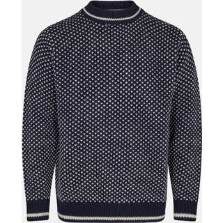 Dovre strik sweatshirt i navy