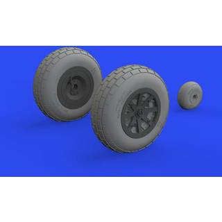 P-40E wheels for Trumpeter