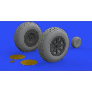 P-40N wheels for Trumpeter