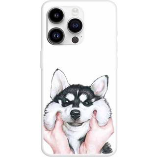 iPhone 15 Pro Fleksibelt Plastik Bagside Cover m. Print - Husky