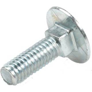 SWEBOLT 5073908075 Bræddebolte M8, FZB DIN 603 MVBF 4,6 M8 x 75 mm, pakke med 100