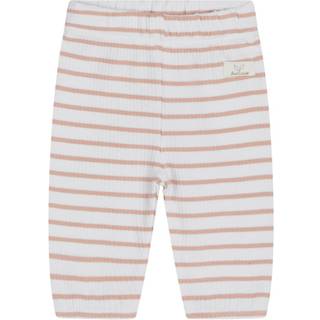 Hust&Claire Guido Stribede Bukser Rose Cloud 56 cm  Lyserød  56 cm  unisex