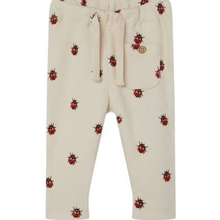 Lil Atelier Whitecap Gray/ladybugs Sweatpants