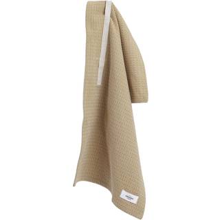 Håndklæde - Khaki / lys beige 35 x 60 cm