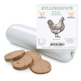 Paté pølsem/ben kylling 800 g