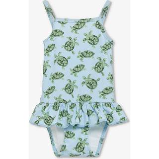 Trotters London Trotters London Little Blue Turtle Peplum Swimsuit