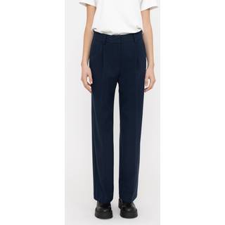 Soft Rebels Vilje Midwaist Løs Buks Total Eclipse Blå-XS