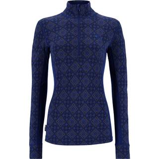 Kari Traa Rose Half Zip Skiundertrøje Dame - Azure Blue - Azure Blue / S
