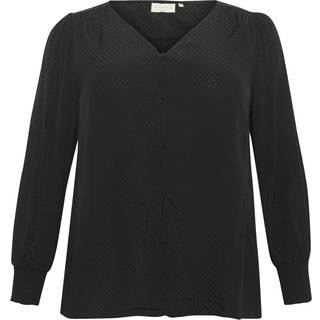 Smuk og enkel KCtina Bluse fra Kaffe Curve, størrelse 44