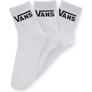 Vans - Classic Half Crew Socks (3 Pairs), Man, White, Size: 38.5-42 - White - 38.5-42