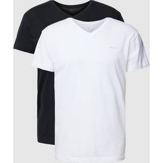 GANT 2-Pack Crew Neck T-Shirt Black/White