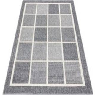 Tæppe SPRING 20426332 firkanter, ramme streng, looping - grå 140x200 cm