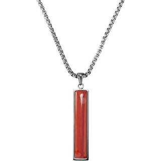Orisun Abel Rød Jasper Halskæde