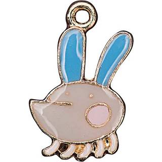 Anhänger Floh 10x14,5mm Emaille - Mehrfarbig