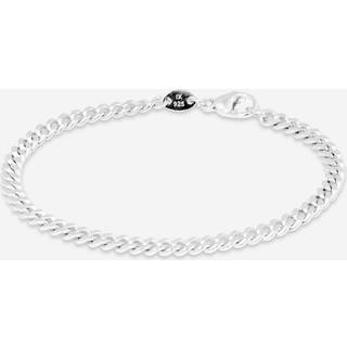 IX Curb Brushed Bracelet Silver