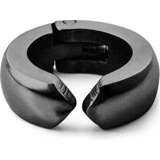 Floyd Sort Clip-on Hoop Ørering