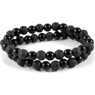 Black Stone Raw Armbånd