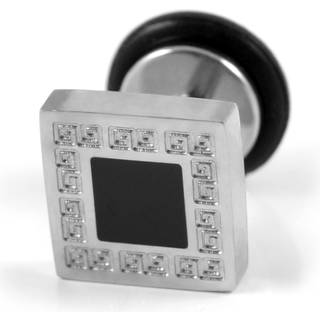 Sentio | Sort Kirurgisk Stål Aztec Ørestik