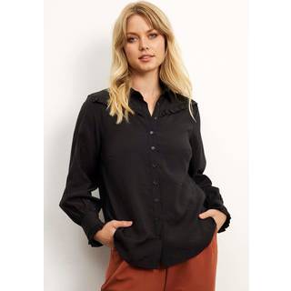 In Front Molly Shirt Skjorter 15861 Sort (XXLARGE)