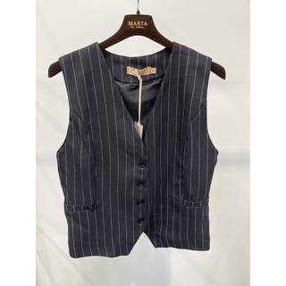 MARTA MdcSolveig 81093-1 Black Stripe Vest