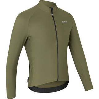 GripGrab PACR Thermal langærmet cykeltrøje Olive Green herre - Størrelse Medium