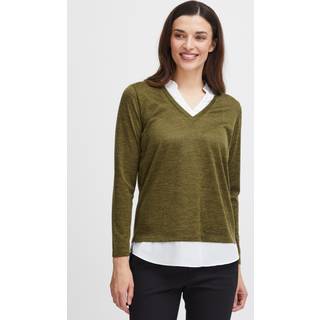 Rexan Strikbluse, Rifle Green Melange, L