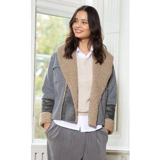Marta Du Chateau Mdc Beth 80130 Grigio-Grigio jakke