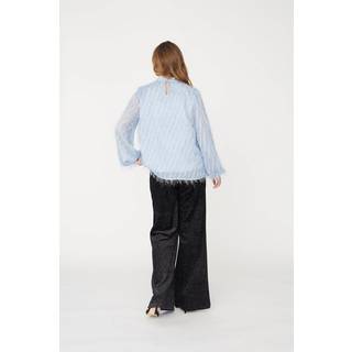 A-View Aiden Bluse - Lyseblå - str. 38