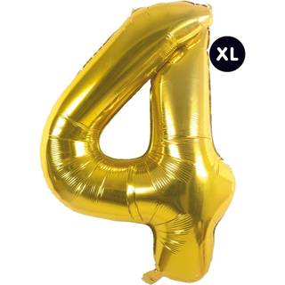 Folienballon Zahl gold 86cm