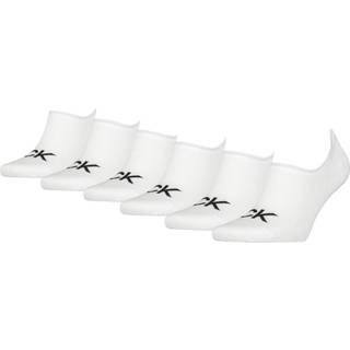 6 Pack Invisible Socks - White - One Size