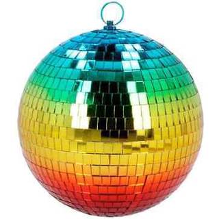 Regnbue discokugle 20 cm