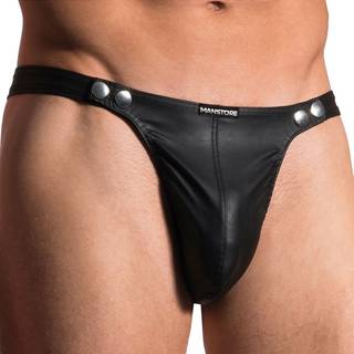 Manstore M104 Popper Thong - Black