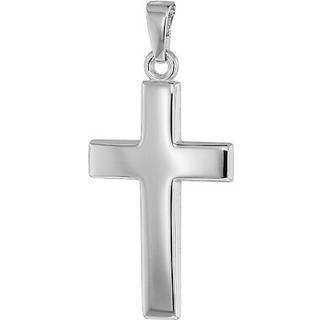 trendor 75444 Kreuz-Anhänger 25 mm Weißgold 585 / 14K