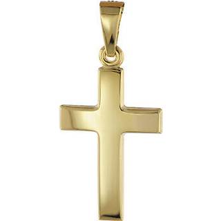 trendor 08609 Anhänger 585 Gold Kreuz 18 mm