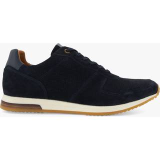 Dune London Dune London Blue Standard Fit Trilogy Perforated Runner Trainers