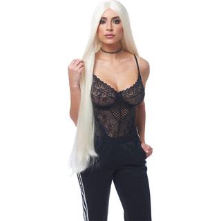 Extra lange Perücke Kim blond