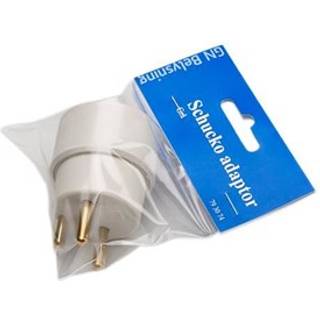 Hybridstikprop, adapter fra schoko til DK stik