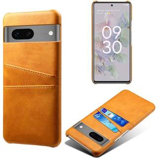 SKALO Google Pixel 7a PU-læder Kortholder Cover - Lys brun